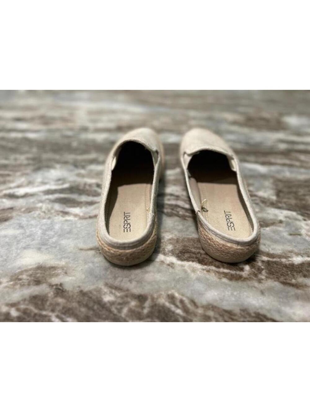 ⚓ Esprit Linen Tennis Shoe Espadrille Slides 9.5 — VGUC - Picture 5 of 6